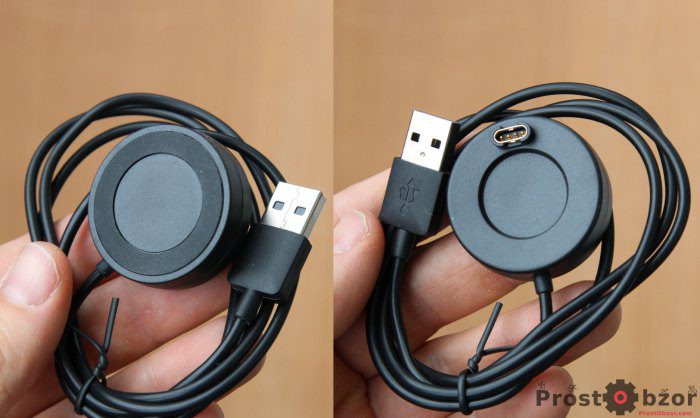 Внешний вид USB зарядной площадки для подключения к часам Garmin