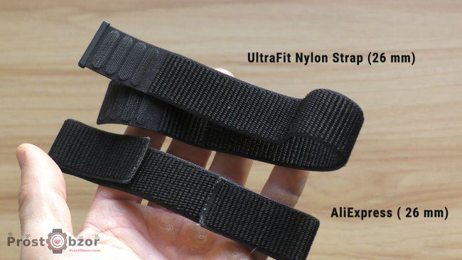 Neylon band vs -Garmin UltraFit band