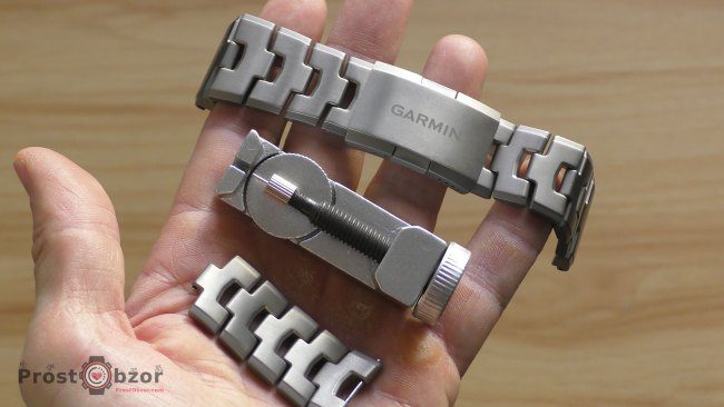 Titanium bracelet Garmin