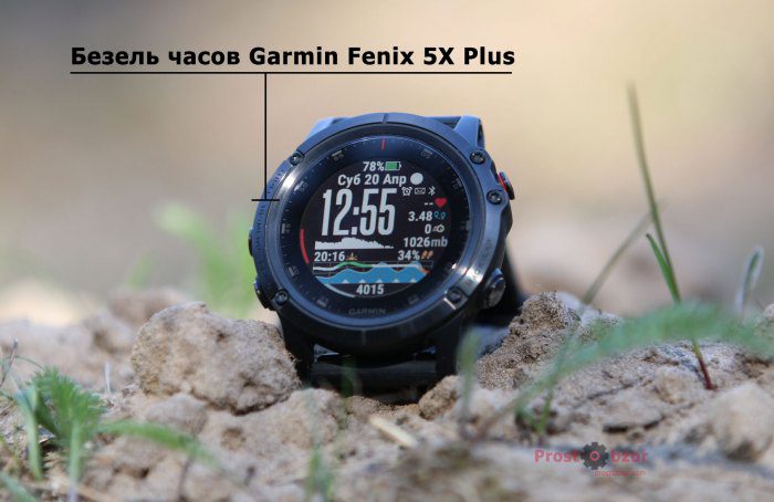 Проверить состояние безеля часов Garmin Fenix 5 X Plus