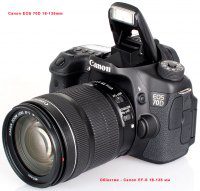 Камера Canon EOS 70D с объективом canon18-135mm is stm kit