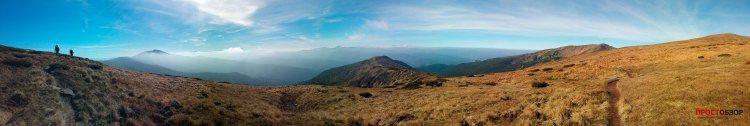 Пример панорамы - горы Карпаты