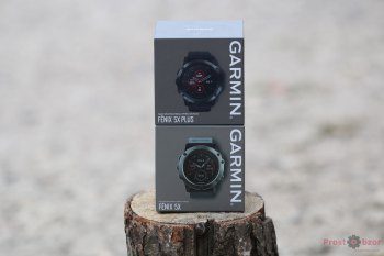 Упаковка часов Garmin Fenix 5X plus - вид спереди