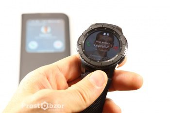 Уведомления на часах Samsung Gear S3 Frontier - телефон