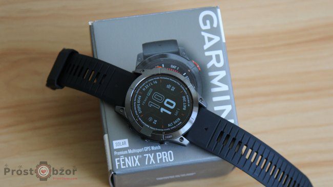 Внешний вид часов Garmin fenix 7X PRO
