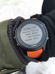 Пробежка с часами Garmin Forerunner 935