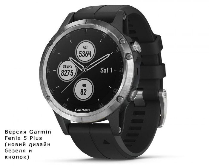 Новый дизайн часов Garmin Fenix 5 Plus