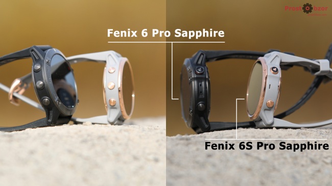 Кнопки часов Fenix 6 - 6S