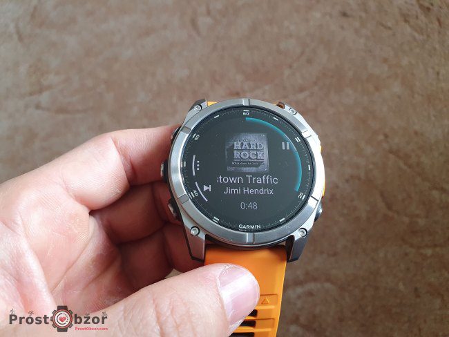 Музичний плеєр годинника Garmin fenix 8 AMOLED 51 mm