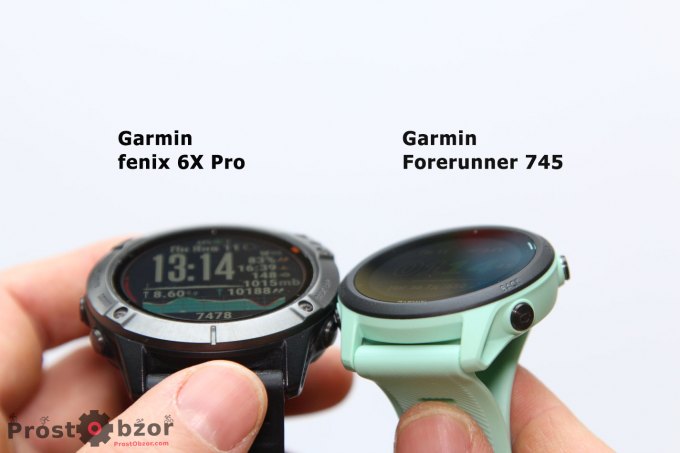 Корпус часов Garmin Forerunner 745 и Fenix 6x Pro Solar