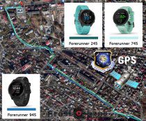 Тест записи GPS для часов  Garmin Forerunner 745 vs 945 vs 245
