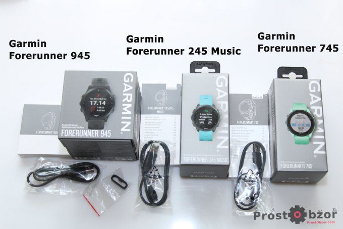 Распаковка и комплектация часов Garmin Forerunner 745