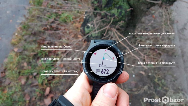 Навигация в часах Garmin Forerunner 935