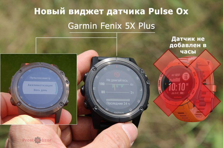 Нет датчика пульсоксиметра в часах Garmin Instinct