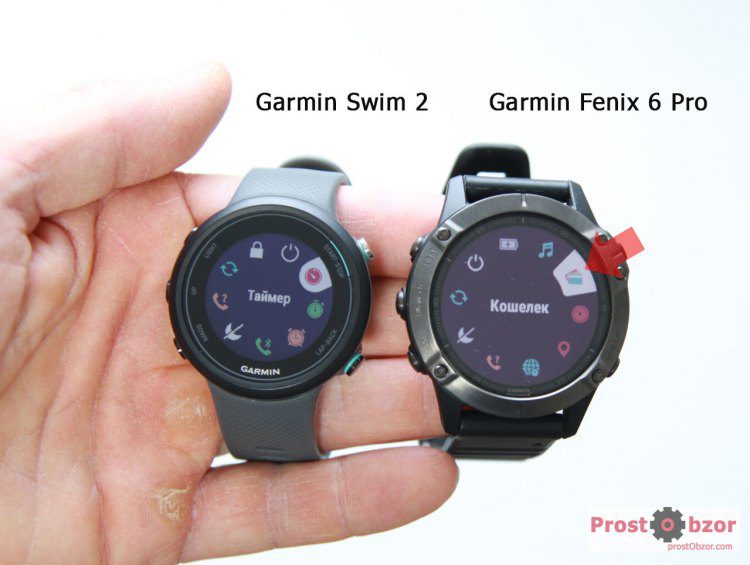 часы Swim 2 - Нет поддержки системы оплаты Garmin Pay