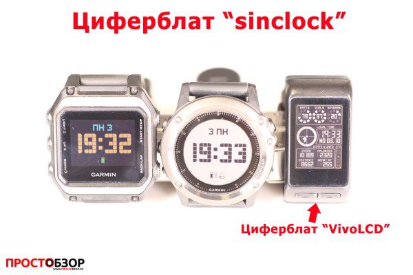 Garmin циферблат для часов Fenix 3 HR, Vivoactive HR, epox - sinclock