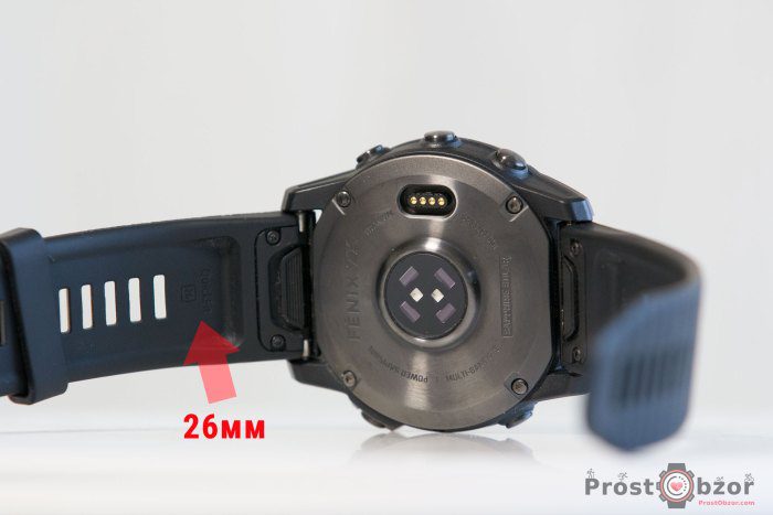 Силиконовый ремешок для часов Garmin fenix 7X - Quickfit 26 mm