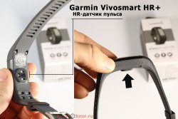 Оптический HR датчик фитнес-трекера Garmin Vivosmart HR+