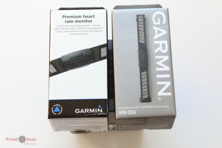 Распаковка нагрудных ремней Garmin HRM Dual , HTM-Premium