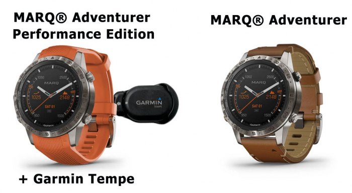 Часы MARQ Adventurer Performance Edition с внешним датчиком температуры Garmin Tempe