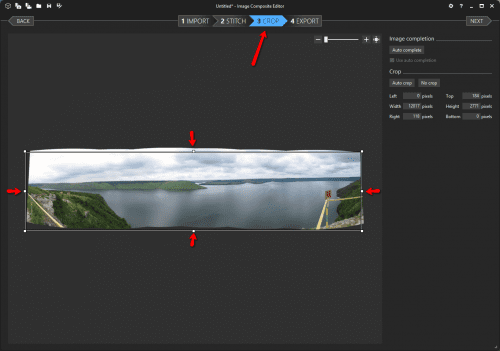 бесплатная программа для создания панорам - MS Image Composite Editor - панорама