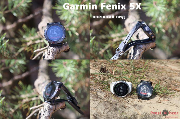 Внешний вид часов Garmin Fenix 5X