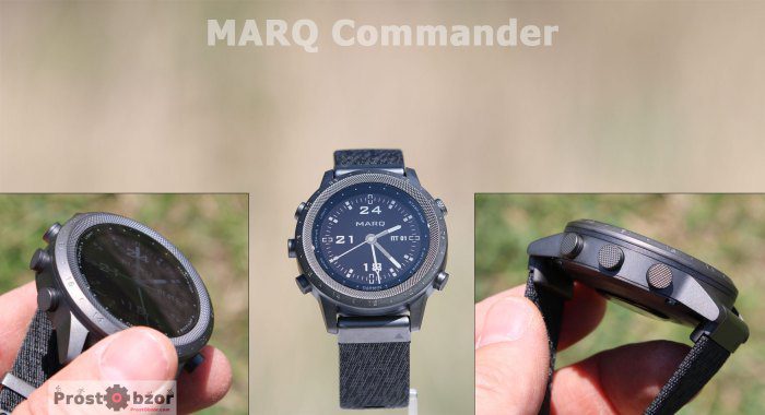Кнопки и безель часов MARQ Commander