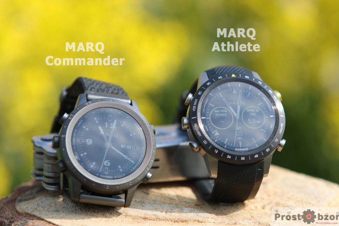 сравнение часов Marq Athlete и MARQ Commander