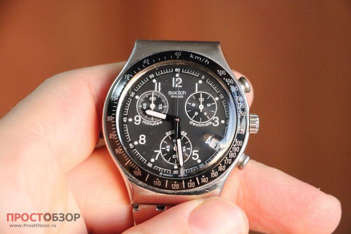 Пример классических швейцарских часов хронометров - Swatch