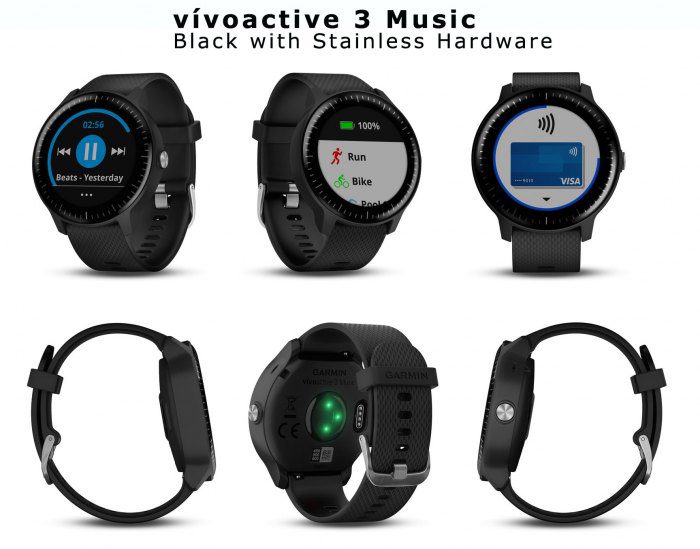 Музыкальные часы Garmin Vivoactive 3 Music