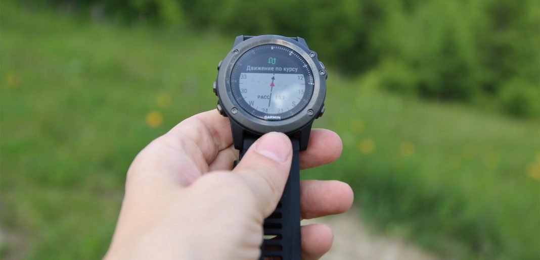 Туристическая навигация в часах Garmin Fenix