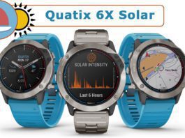 Garmin Quatix 6X Solar - Зарядка от солнца