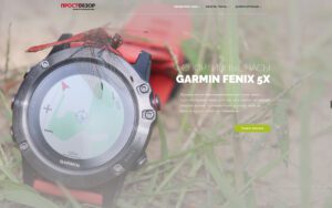 Мини сайт часов Garmin Fenix 5X