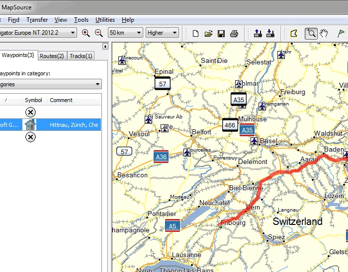 Программа для работы с карами - Garmin MapSource