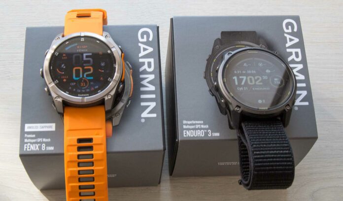 Распаковка garmin fenix 8 AMOLED , Garmin Enduro 3