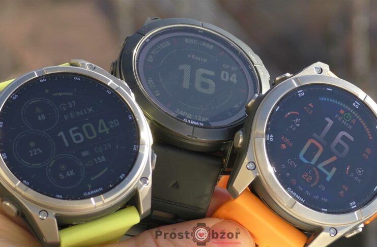 Де знаходяться датчики в годиннику Garmin fenix 8 51mm AMOLED / SOLAR і в чому різниця між fenix 7X PRO SOLAR. Порівняння корпусу моделей.